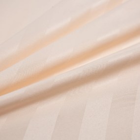 JASMINE mikroszálas ágyneműhuzat, pezsgőszínű – 2 cm-es csíkos, szállodai zsebes Ágyneműhuzat mérete: 70 x 90 cm | 140 x 200 cm