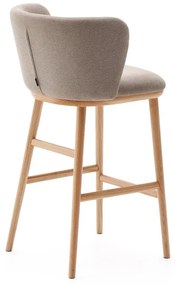 Világosbarna bárszék (ülésmagasság 65 cm) Ciselia – Kave Home