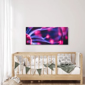 Absztrakt lila kép (120x50 cm)