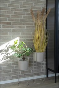 Rabo virágcserép, acél, homok, 2db