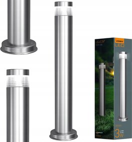 Kerti Lámpa Álló Oszlop Modern Megjelenés Robusztus Védelem IP54 60CM