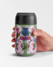 Chilly's Bottles termosz bögre - Orchidea Párduc 340ml, Botanikus kiadás/2. széria