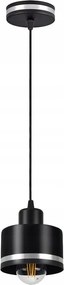 Wama Candellux fekete fém függőlámpa E27