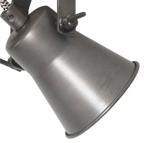 Country spotlámpa fekete fa 2-lámpás állítható - Jelle