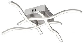 Leuchten Direkt 15131-55 - LED Felületre szerelhető csillár WAWE 4xLED/4,6W/230V matt króm