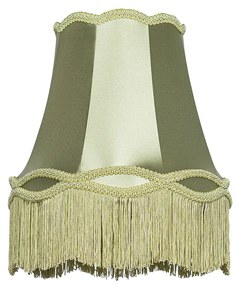 Szövet lámpabúra zöld 30 cm - Granny