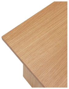 Tárolóasztal tölgyfa dekorral 35x35 cm Straight – Hübsch