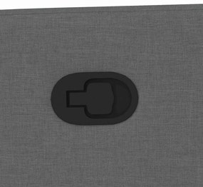 vidaXL Fotel ágy Sötétszürke 69 x 86 x 100 cm szövet