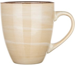 Banquet PALAS 6 db-os kerámia bögre készlet, 400 ml, krém