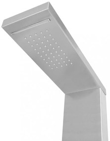 Rozsdamentes acél tusoló panel rendszer szögletes