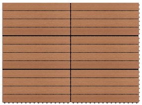 6 darab barna wpc csempe 60 x 30 cm 1 m²