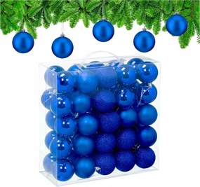 Karácsonyfadísz szett 50 db-os Kék Relaxdays
