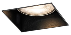 6 db-os süllyesztett spotlámpa szett fekete GU10 50 mm perem nélküli - Oneon