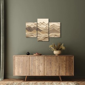 Kép - 3D hegyvonalak (90x60 cm)