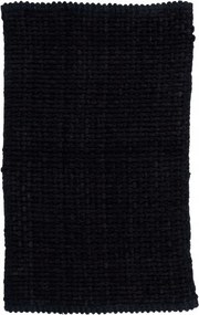 Fürdőszobaszőnyeg Belvedere fonott fekete 60x100cm