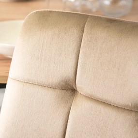 Étkezőgarnitúra 4 db. Bézs Peru székkel. Bővíthető asztal HARRY 102-142 cm