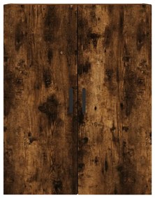 2 db füstös tölgy színű faliszekrény 69,5 x 34 x 90 cm