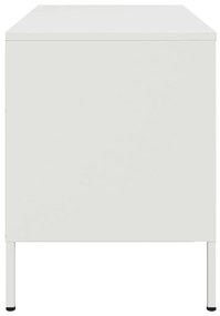 2 db fehér acél TV-szekrény 68 x 39 x 50,5 cm