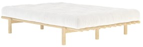 Borovi fenyő franciaágy ágyráccsal 140x200 cm Pace – Karup Design