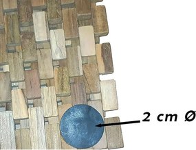 Csúszásgátló szőnyeg teak natúr 60 x 40 cm