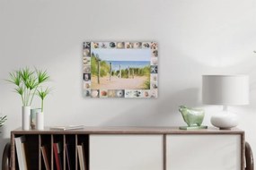 Fali kép Utazás a tengerpartra LED időzítővel 30 x 40 cm