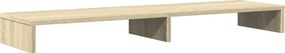 vidaXL sonoma tölgy színű szerelt fa monitorállvány 100 x 27 x 10 cm