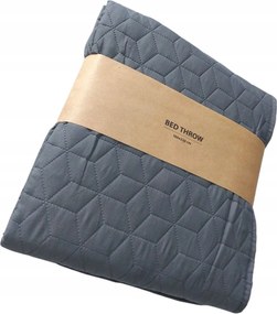 Ágytakaró Kétoldalas Ágytakaró Szürke Huzat 160x220 cm