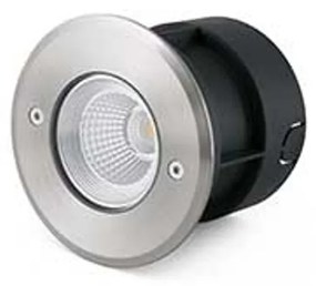 FARO SURIA-3 kültéri beépíthető lámpa, rozsdamentes acél (inox), 3000K melegfehér, beépített LED, 3W, IP67, 70592N