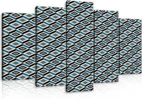 Vászonkép 100x60 Geometrikus minta illúzió 3D absztrakt modern rombuszok