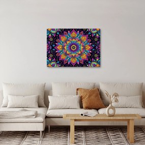 Kép - Kaleidoszkópos mandala (70x50 cm)