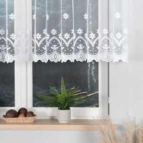 Jacquard Méteráru Függöny 110cm fehér