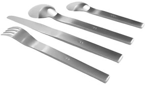 Ezüstszínű rozsdamentes acél evőeszköz készlet 24 db-os Boldi – FABINI