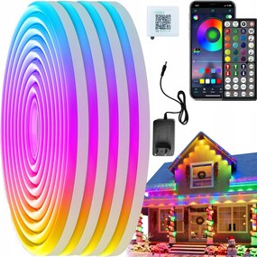 Led szalag szett 5m Rgb 5050 Smart Bluetooth alkalmazás távirányító