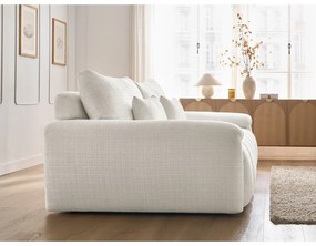Fehér zsenília kanapé 264 cm Ivane – Bobochic Paris