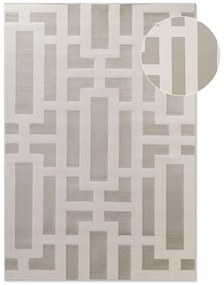 Szürke-krémszínű szőnyeg 160x235 cm Perles Onyx – Elle Decoration