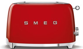 50-es évekbeli, Retro stílusú kenyérpirító, P2 piros 950W - SMEG