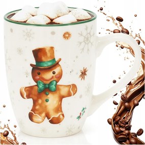 Karácsonyi bögre kávéhoz, teához, ajándék, karácsony, emberke