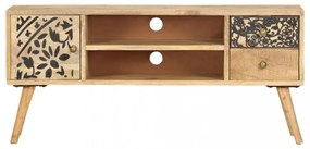 tömör mangófa TV-szekrény 100 x 30 x 45 cm