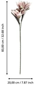 Eglo 428114 - Művirág MOLAVE 83 cm rózsaszín