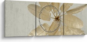Egy liba toll képe (órával) (90x30 cm)