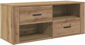 vidaXL TV szekrény fiókkal Artisan tölgy 100 x 35 x 40 cm Faanyag