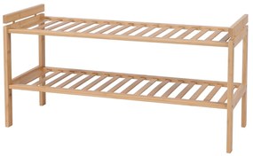 Cipősszekrény B011 NAT, bambusz