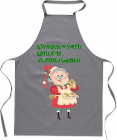 Karácsonyi Konyhai Kötény Amikor A Nagymama Karácsonykor Főz Tökéletes Ajándék