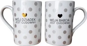 2 Db-os Bögre Szett Ajándék Szett Nagymama Nagypapám Csodálatos Q654