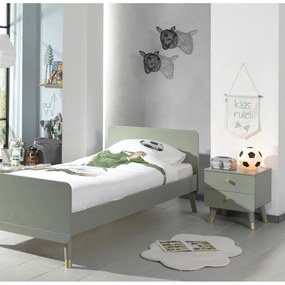 Billy olívazöld gyerek borovi fenyő éjjeliszekrény - Vipack