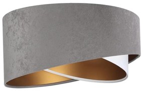 GALAXY univerzális E27 lámpabúra 45 cm szürke/fehér/arany