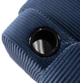 TV és Relaxfotel Sötétkék Kordbársony Szövettel. TORRES