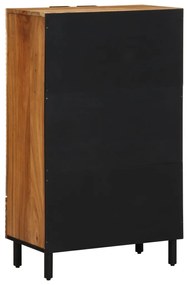 Magas vitrin 60x33x100 cm Tömör akácfából