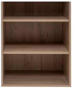 Natúr színű nyitott moduláris szekrény tölgyfa dekorral 60x180x45 cm Modular – Casa Selección