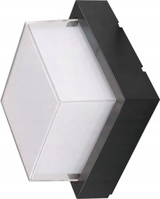 Led lámpatest V-tac 12W IP65 Fekete Négyzet 4000K 1280lm VT-828